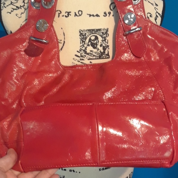 Donald J. Pliner Patent Leather Shoulder Bag - Picture 6 of 8